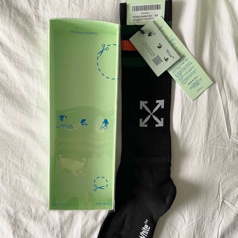 OFF-WHITE HIGH SOCKS